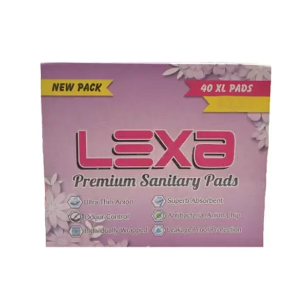 Premium Sanitary Pads for Women XL 40 Pack-1